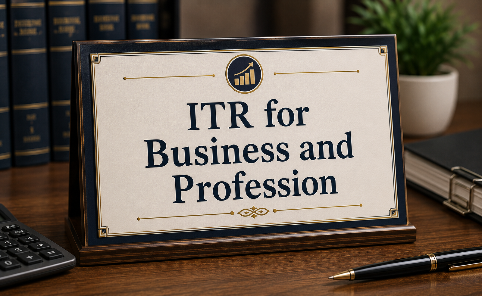 ITR for Business and Profession
