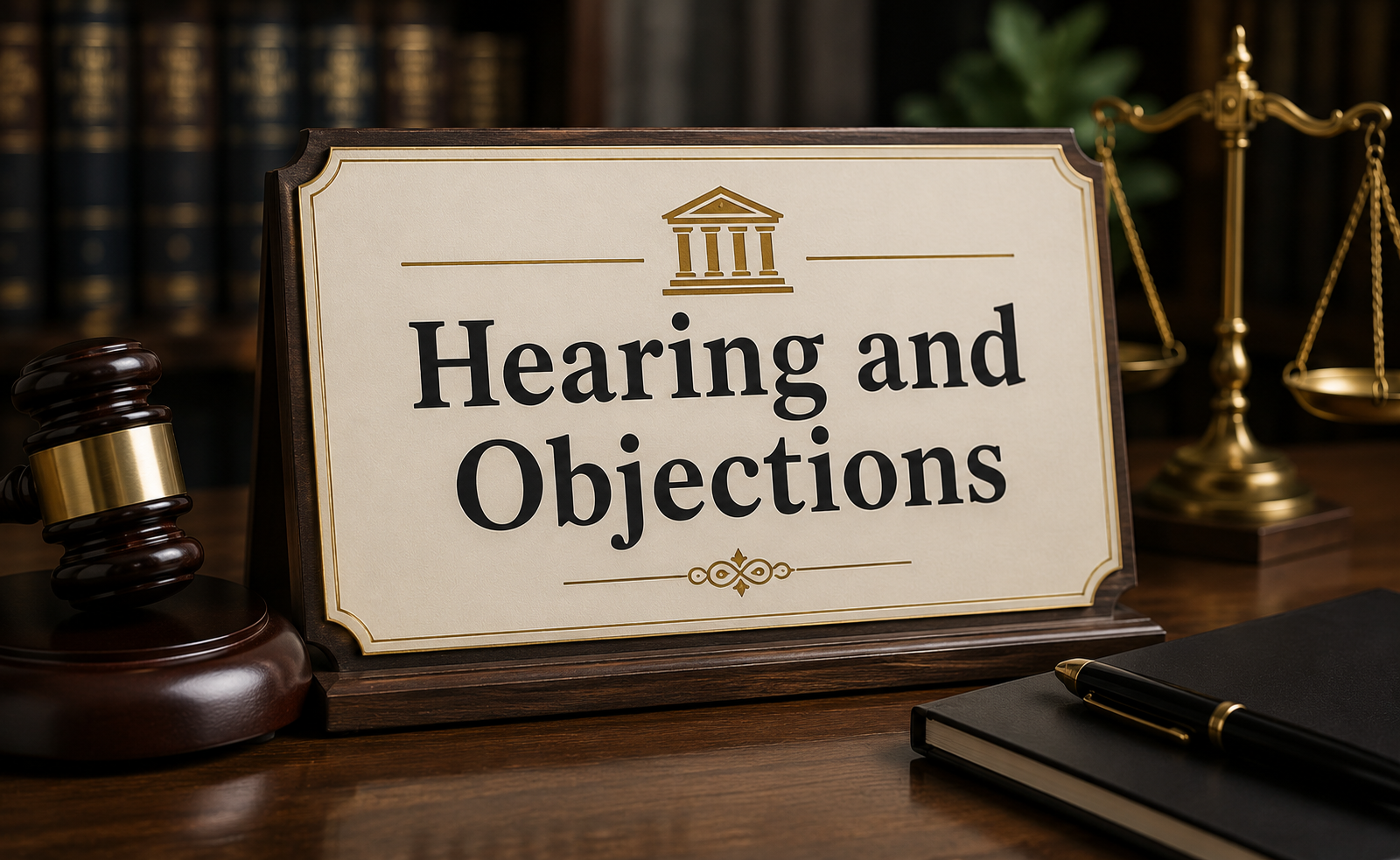 Hearing and Objections