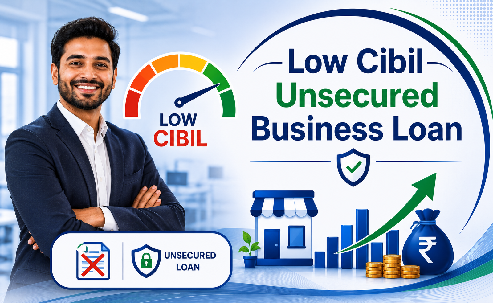 Low CIBIL Unsecured Business Loan